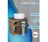 Тумба Bauedge Bau Dream Blackwood 60 правая, графит, раковина BAU Element D40, белая, смеситель Hotel Still, нерж. сталь, выпуск клик клак хром SD4305 4