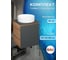 Тумба Bauedge Bau Dream Blackwood 50 графит, раковина BAU Dream круглая SD4046 2