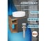 Тумба Bauedge Bau Dream Blackwood 60 правая, графит, раковина BAU Nimb 50х36, выпуск клик клак хром SD4226 8