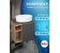 Тумба Bauedge Bau Dream Blackwood 60 правая, графит, раковина BAU Nimb 50х36 SD4225 5