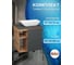 Тумба Bauedge Bau Dream Blackwood 60 правая, графит, раковина BAU Spectrum mini 47х24 SD4207 6