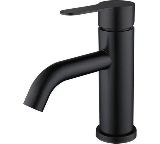 Тумба Bauedge Bau Dream Blackwood 60 правая, раковина BAU Cerama 48х37 белая, смеситель Hotel Dream Black черный SD3357