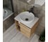 Тумба Bauedge Bau Dream Blackwood 60 правая, раковина BAU Diamond D40, смеситель для раковины высокий Hotel Black, черный, выпуск клик клак черный SD3296 12