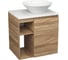 Тумба Bauedge Bau Dream Blackwood 60 правая, раковина BAU Dream D43 SD3252 1