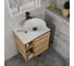 Тумба Bauedge Bau Dream Blackwood 60 правая, раковина BAU Dream D43, смеситель для раковины высокий Hotel Black, черный, выпуск клик клак черный SD3260 12