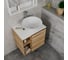 Тумба Bauedge Bau Dream Blackwood 60 правая, раковина BAU Dream D43, смеситель для раковины высокий Hotel Still, нержавеющая сталь, выпуск клик клак белый SD3259 12