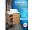 Тумба Bauedge Bau Dream Blackwood 60 правая, раковина BAU Dream круглая D41 SD3234 5
