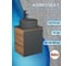 Тумба Bauedge Bau Dream Blackwood 50 графит, раковина BAU Element D41, темно-серая, смеситель Hotel Black, черный SD4125 2