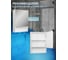 Тумба Bauedge Bau Dream Blackwood 50 графит, раковина BAU Hotel, смеситель для раковины высокий Hotel Still, нержавеющая сталь, выпуск клик-клак, хром SD4034 7