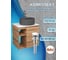 Тумба Bauedge Bau Dream Blackwood 60 правая, раковина BAU Element D41, темно-серая, смеситель Hotel Still, нерж. сталь, выпуск клик клак белый SD3320 5
