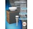 Тумба Bauedge Bau Dream Blackwood 50 графит, раковина BAU Nimb 41х33, выпуск клик-клак, белый SD4084 2