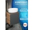 Тумба Bauedge Bau Dream Blackwood 50 графит, раковина BAU Nimb 50х36 SD4037 2