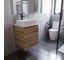 Тумба Bauedge Bau Dream Blackwood 50 с дверцей, раковина BAU Hotel, смеситель для раковины высокий Hotel Black, черный SD3032 7