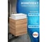 Тумба Bauedge Bau Dream Blackwood 50 с дверцей, раковина BAU Hotel Black Rand 48х37 SD3055 2