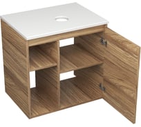 Тумба Bauedge Bau Dream Blackwood 60 правая, раковина BAU Spectrum mini 47х24 SD3207