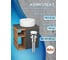 Тумба Bauedge Bau Dream Blackwood 60 правая, графит, раковина BAU Element D40, белая, выпуск клик клак белый SD4303 5