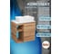Тумба Bauedge Bau Dream Blackwood 60 правая, раковина BAU Cerama 48х37 белая, смеситель Hotel Black черный SD3355 4