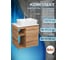 Тумба Bauedge Bau Dream Blackwood 60 правая, раковина BAU Cerama 48х37 белая, смеситель Hotel Dream нерж. сталь SD3356 4
