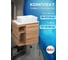 Тумба Bauedge Bau Dream Blackwood 60 правая, раковина BAU Cerama 48х37 белая SD3353 6
