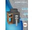 Тумба Bauedge Bau Dream Blackwood 60 правая, графит, раковина BAU Element D41, темно-серая, выпуск клик клак хром SD4316 6