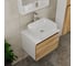 Комплект для ванной Bauedge 4 предмета (тумба Bau Dream 60 + раковина BAU Stil 50х40, белая + смеситель Hotel Still, выпуск клик-клак, хром) BD1626 2