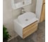 Комплект для ванной Bauedge 4 предмета (тумба Bau Dream 60 + раковина овальная BAU 56х36, белая + смеситель Hotel Still, выпуск клик-клак, хром) BD1686 8