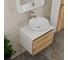 Комплект для ванной Bauedge 4 предмета (тумба Bau Dream 60 + раковина чаша BAU D41, белая + смеситель Hotel Still, выпуск клик-клак, хром) BD1636 8