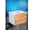 Комплект Bauedge тумба Bau Dream Blackwood 60, 1 ящик, раковина BAU Cerama 48x37, темно-серая, смеситель Hotel Stil, нерж. сталь, выпуск клик клак белый BD2817 5