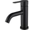 Комплект Bauedge тумба Bau Dream Blackwood 60, 1 ящик, раковина круглая накладная BAU Element D41, мрамор, смеситель Hotel Dream Black, черный матовый BD2959 9