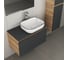 Комплект для ванной Bauedge 4 предмета (тумба Bau 80, графит + раковина BAU Stil Black Rand 50х40 + смеситель Hotel Still, выпуск клик-клак, белый) BD2232 8