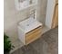 Комплект для ванной Bauedge 4 предмета (тумба Bau Dream 50 + раковина BAU 37x23, белая + смеситель Hotel Still, выпуск клик-клак, хром) BD1616 8