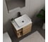 Тумба Bauedge Bau Dream Blackwood 60 правая, раковина BAU Hotel 48х37, смеситель для раковины высокий Hotel Black, черный, выпуск клик клак, черный SD3224 7