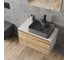 Комплект Bauedge тумба Bau Dream Blackwood 80, раковина BAU Cerama 48х37, темно-серая, смеситель Hotel Dream, черный выпуск клик клак черный BD2849 2