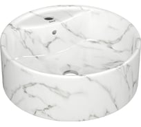 Комплект Bauedge тумба Bau Dream Blackwood 80, раковина круглая накладная BAU Element D41, мрамор, смеситель Hotel Dream, черный выпуск клик клак черный BD2982