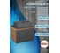 Комплект Bauedge тумба Bau Dream Blackwood графит 60, 1 ящик, раковина BAU Cerama 48х37, темно-серая, смеситель Hotel Dream Black, черный матовый BD2867 2