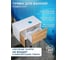 Комплект Bauedge тумба Bau Dream Blackwood 80, раковина круглая накладная BAU Element D41, мрамор, смеситель Hotel Black, черный матовый, выпуск клик клак че BD2979 4