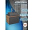 Комплект Bauedge тумба Bau Dream Blackwood графит 60, 1 ящик, раковина BAU Cerama 48х37, темно-серая, смеситель Hotel Stil, нерж. сталь BD2864 2