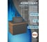 Комплект Bauedge тумба Bau Dream Blackwood графит 60, 1 ящик, раковина круглая BAU Element D41, темно-серая, смеситель Hotel Dream Black, черный матовый BD2853 2