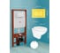 Комплект BAU 6 в 1 Bauedge: усиленная инсталляция BAU IDEAL, унитаз подвесной Creo Ceramique PROJECT 355х490х375 с быстросъемным сиденьем микролифт, клавиша BAU Light антивандальная, нерж. сталь золото E458103-PR1100N-E00108 16