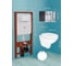 Комплект BAU 6 в 1 Bauedge: усиленная инсталляция BAU IDEAL, унитаз подвесной Creo Ceramique PROJECT 355х490х375 с быстросъемным сиденьем микролифт, клавиша BAU Light антивандальная, нерж. сталь хром E458103-PR1100N-E00105 16