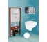 Комплект BAU 6 в 1 Bauedge: усиленная инсталляция BAU IDEAL, унитаз подвесной Creo Ceramique PROJECT 355х490х375 с быстросъемным сиденьем микролифт, клавиша BAU Wheel антивандальная, нерж. сталь хром E458103-PR1100N-E00117 11