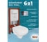 Комплект BAU 6 в 1 Bauedge: усиленная инсталляция BAU IDEAL, унитаз подвесной Rio Luxe 52х35, сиденье микролифт, клавиша BAU Light антивандальная, нерж. сталь E458103-30745-E00105 12
