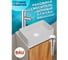Раковина накладная на столешницу Bauedge BAU Mini прямоугольная, 38x24, белая, смеситель для раковины высокий Diadonna Dream, латунь, выпуск клик-клак, белый BH1037 2