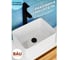 Раковина накладная на столешницу Bauedge BAU Mini прямоугольный, 38x24, белая, смеситель для раковины высокий Potato Black, черный BH1070 2