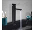 Раковина накладная на столешницу Bauedge BAU Mini прямоугольный, 38x24, белая, смеситель для раковины высокий Potato Black, черный BH1070 7