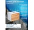 Тумба с раковиной и выпуском Bauedge (тумба подвесная Bau Dream 60 + раковина BAU Dream D43, белая, выпуск клик-клак, белый) BD1672 4