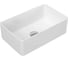 Раковина накладная на столешницу Bauedge BAU Mini прямоугольная, 38x24, белая, смеситель для раковины высокий Potato Hotel, хром BH1032 6