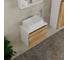 Комплект для ванной Bauedge Bau Dream тумба Bau Dream Blackwood 50, раковина BAU Mini 38x24, смеситель для раковины Diadonna Dream, латунь, выпуск клик-клак, белый BD1269 2