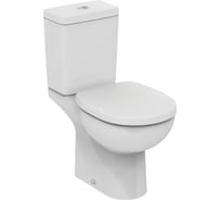 Унитаз-компакт Ideal Standard CONNECT CLASSIC горизонтальный выпуск, нижняя подводка, 2 режима спуска, микролифт E804801 123-0230