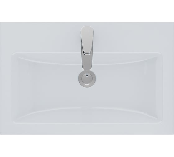 Напольная тумба с умывальником IDDIS New Custo 70 см, белая NCU70W0i95K